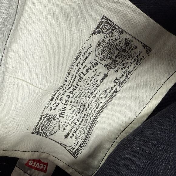 Levi's 501xx Jeans Men's 40x34 Button Fly Classic Straight Leg Dark Wash Indigo - Picture 8 of 12